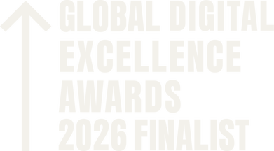 Global Digital Excellence Awards 2026 finalist, four places