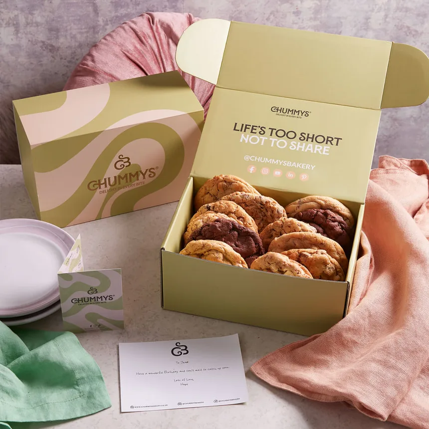 Chummy's chunky cookie box