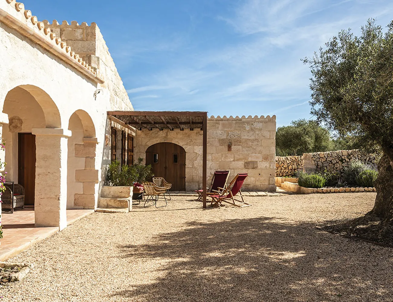 Andalusian villa courtyard